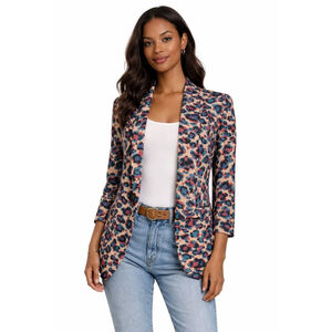 Anthropologie Chloe Oliver Risa Leo Blazer, Leo Print, NWT